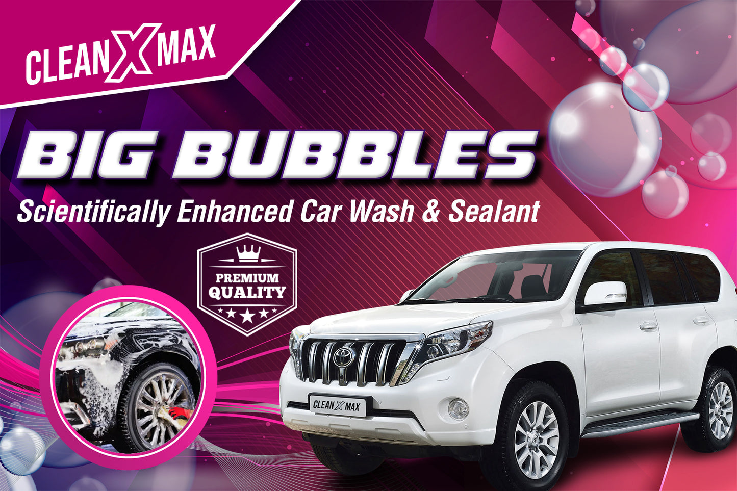 Big Bubble Enhanced car wash & Sealant - 20 litre