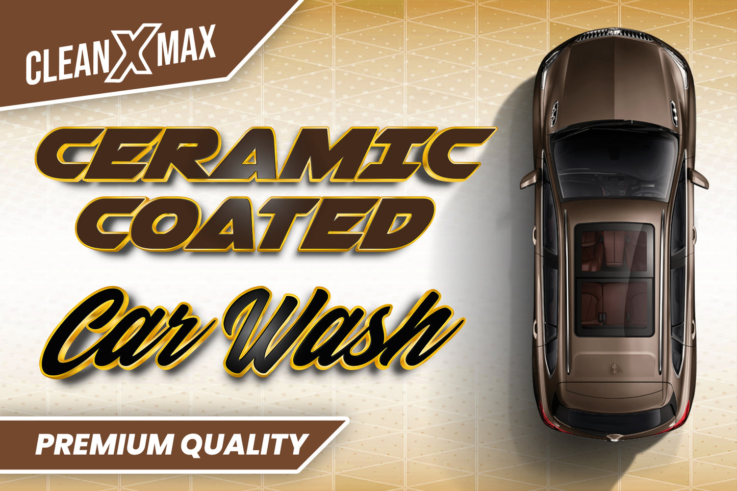 Ceramic coated car wash and wax shampoo - 4 litre