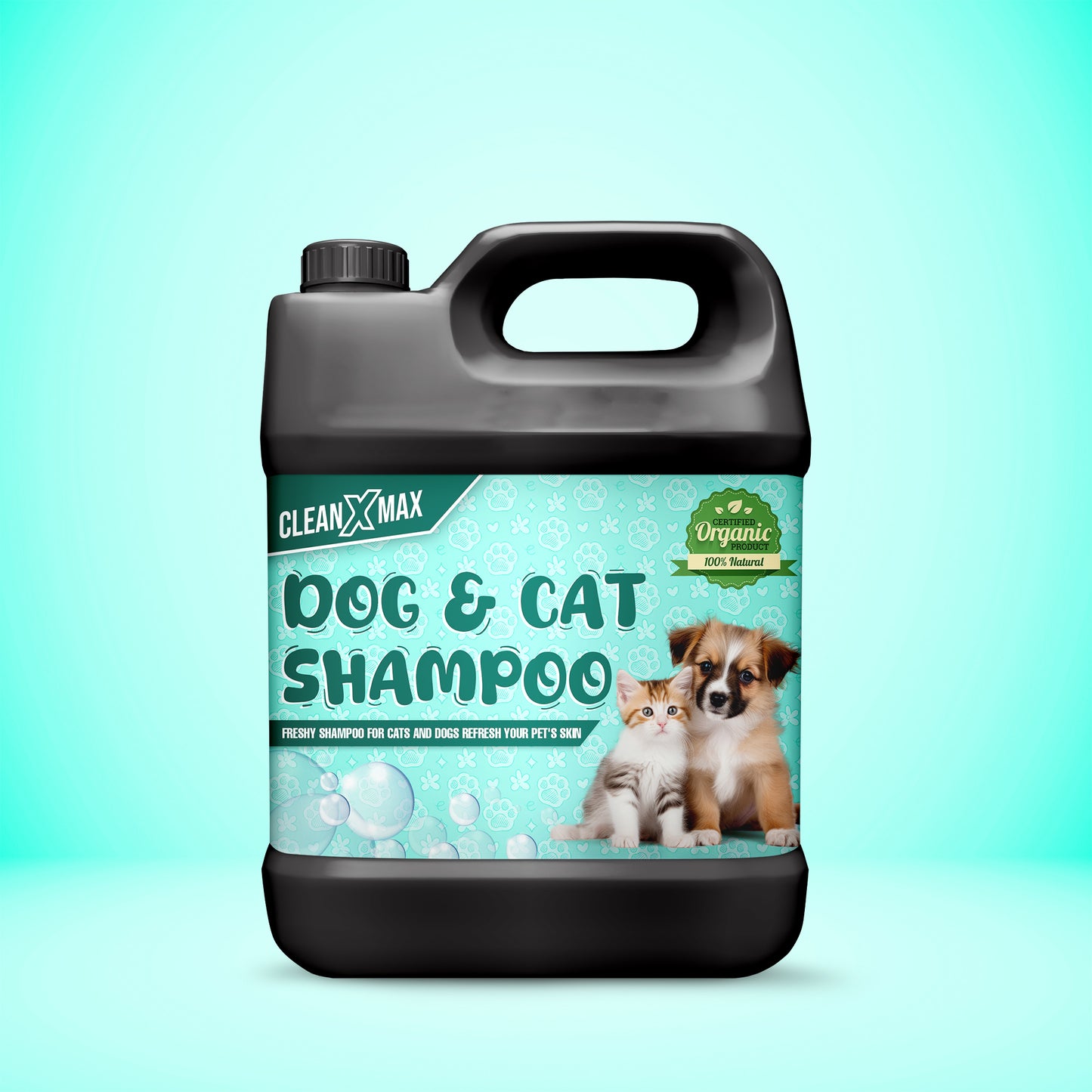 Organic Dogs, Cat and All Pets Shampoo - 4 litre