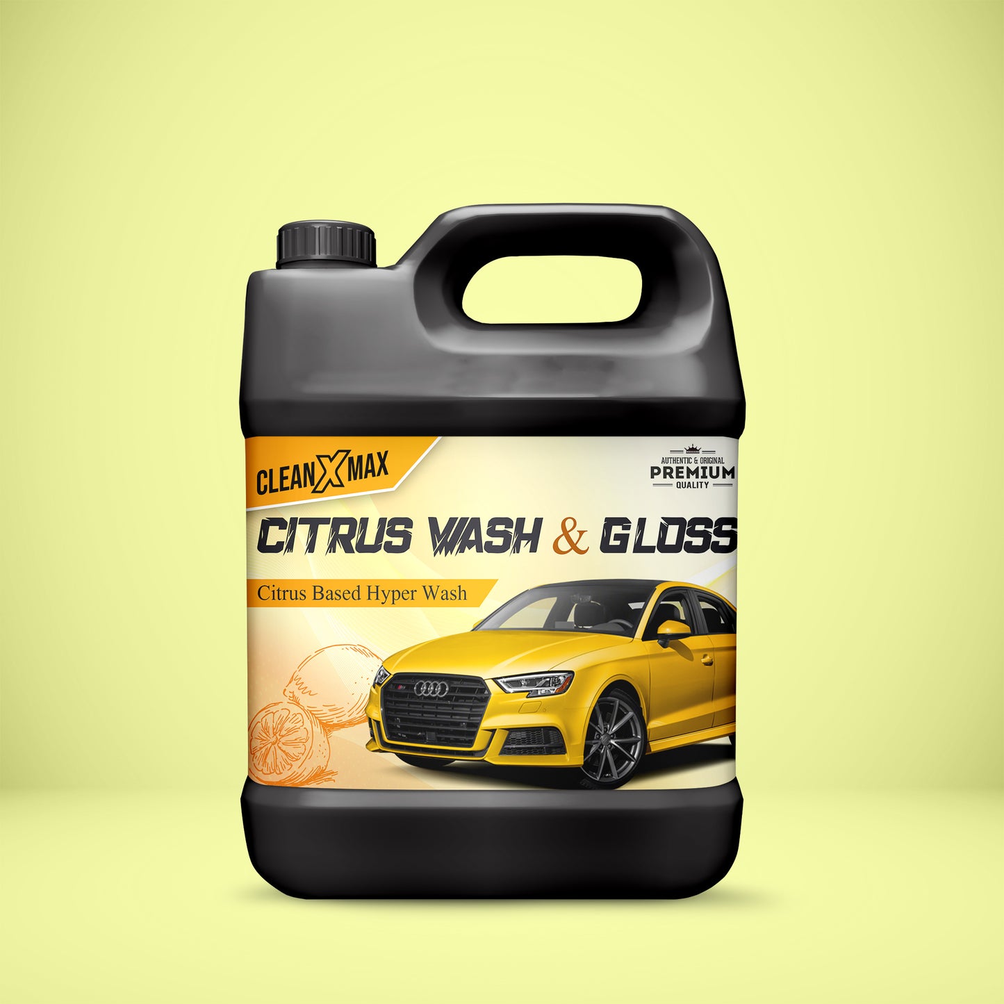 Citrus car wash & wax shampoo - 4 litre