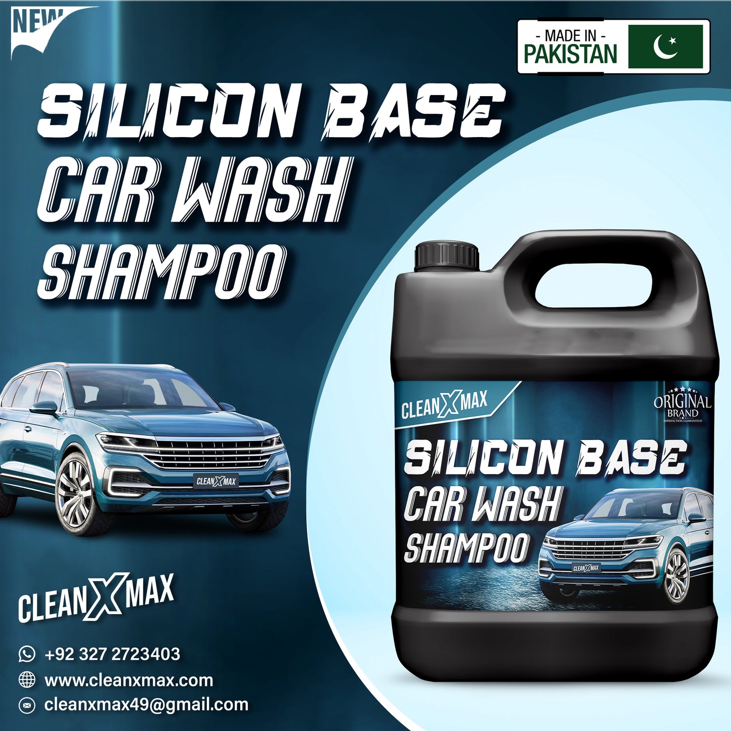 Silicone Base Car wash Shampoo - 4 litre