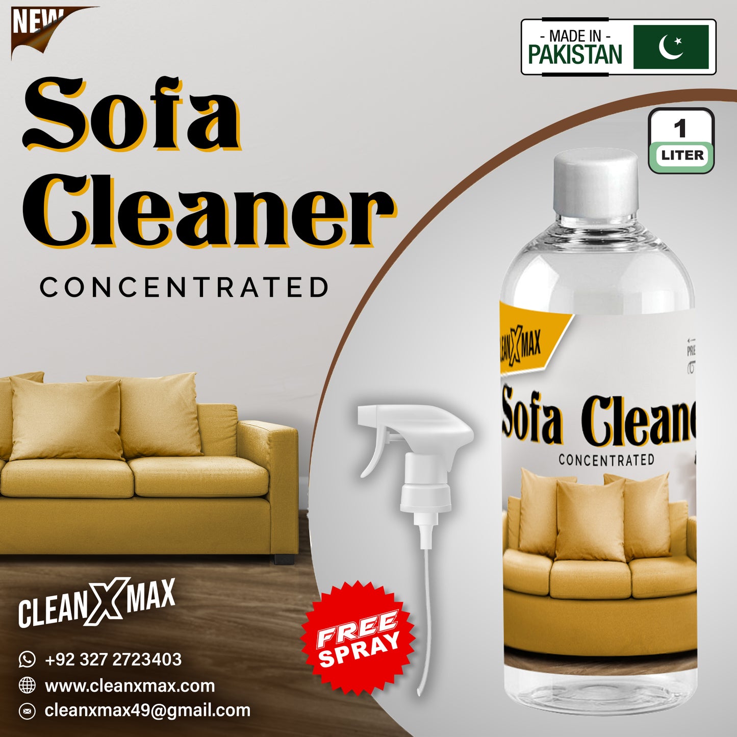 Sofa Cleaner Concentrated - 1 litre