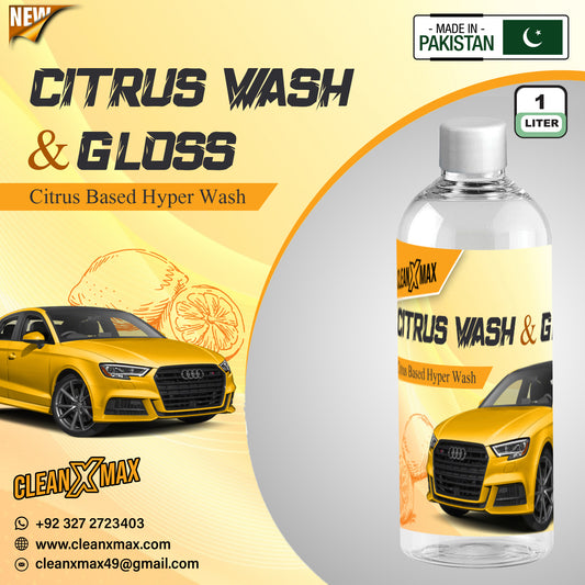 Citrus car wash & wax shampoo - 1 litre