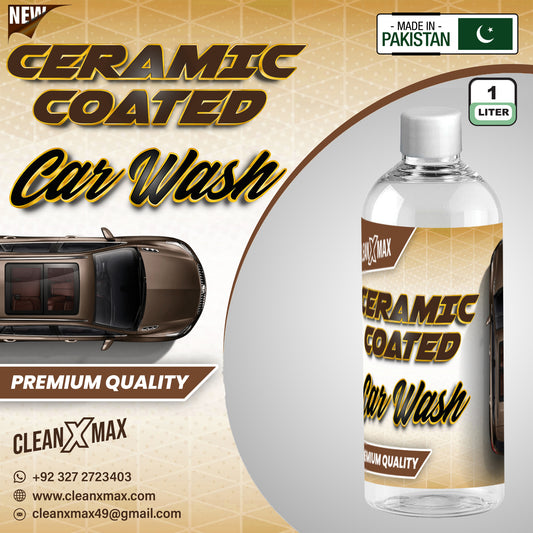 Ceramic coated car wash and wax shampoo - 1 litre