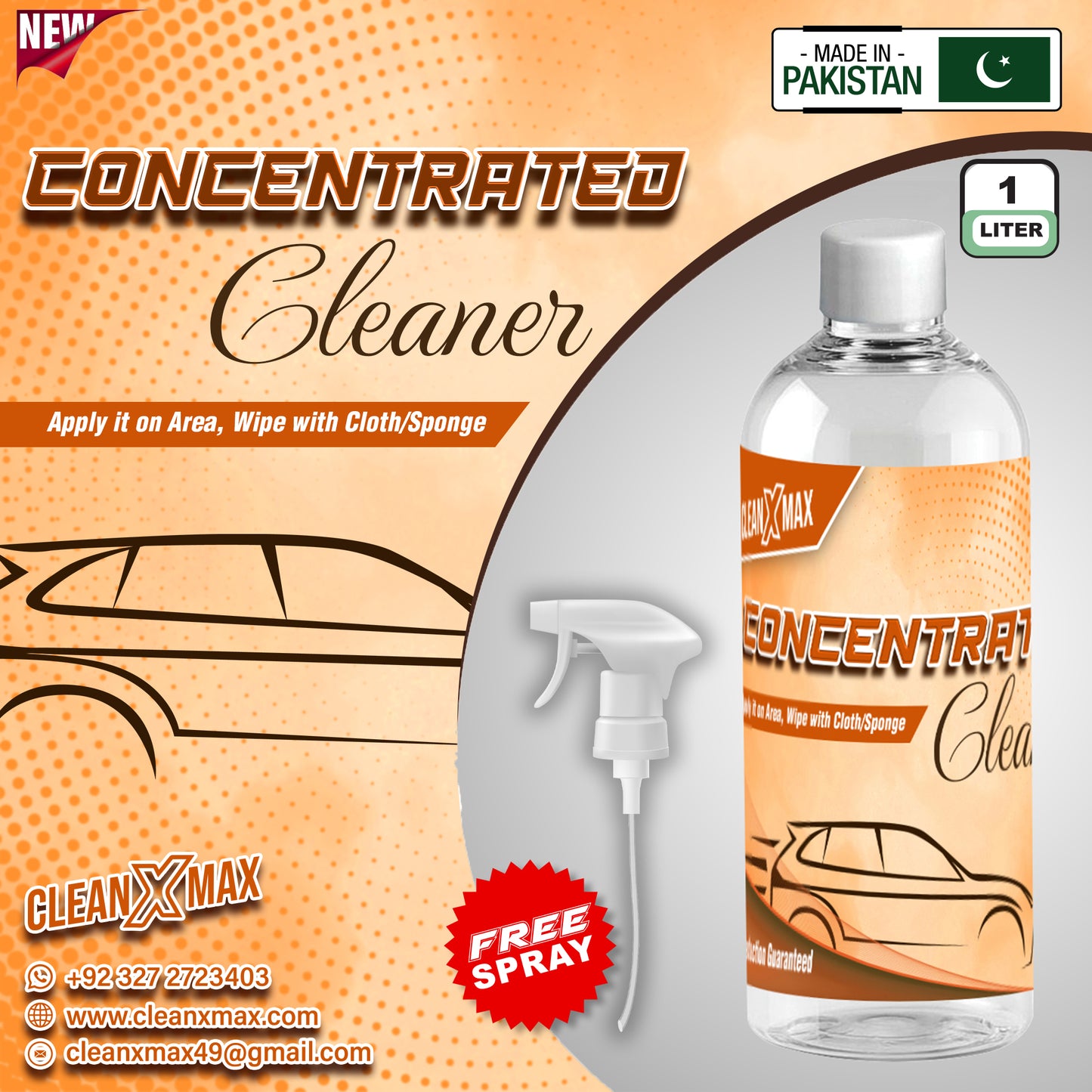 Concentrated Cleaner All Purpose Cleaner - 1 litre