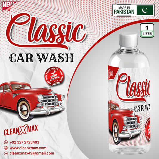 Classic Shine car wash & wax shampoo - 1 litre