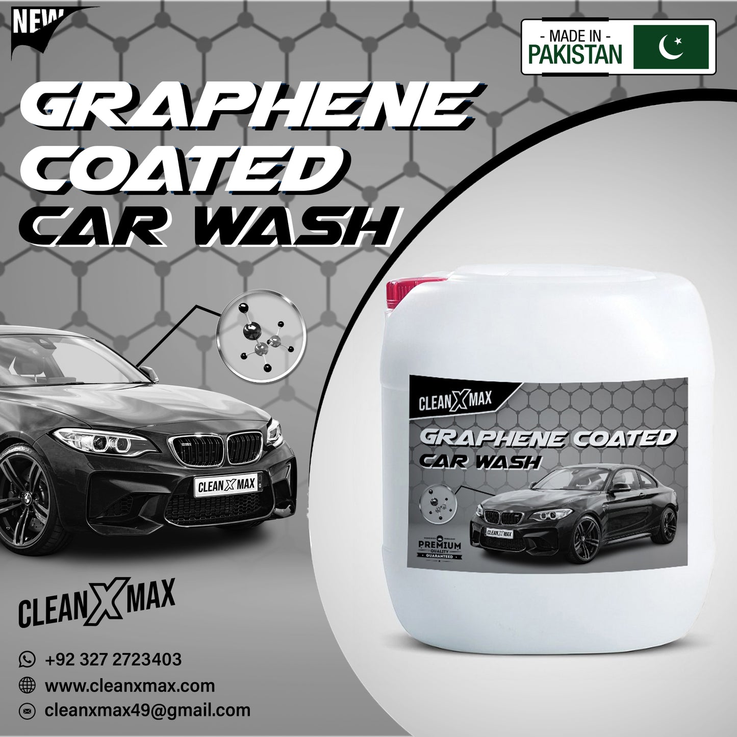 Graphene Coated Car Wash Shampoo - 20 litre