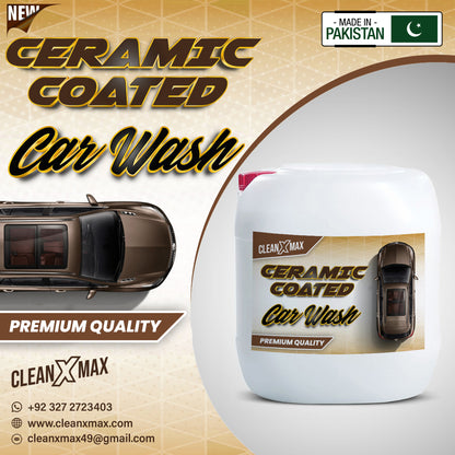 Ceramic coated car wash and wax shampoo - 30 litre