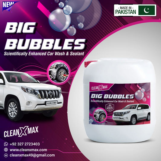 Big Bubble Enhanced car wash & Sealant - 30 litre