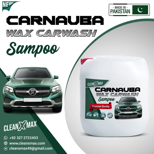 Carnauba Wax Car Wash & Wax Shampoo - 30 Litre