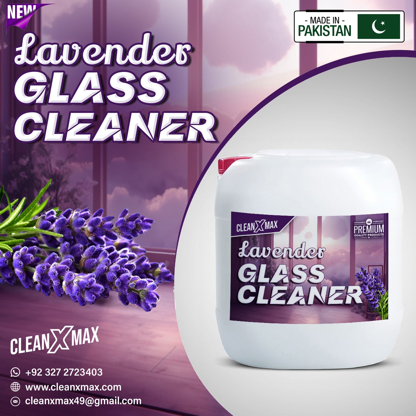 Levender Glass Cleaner - 20 litre