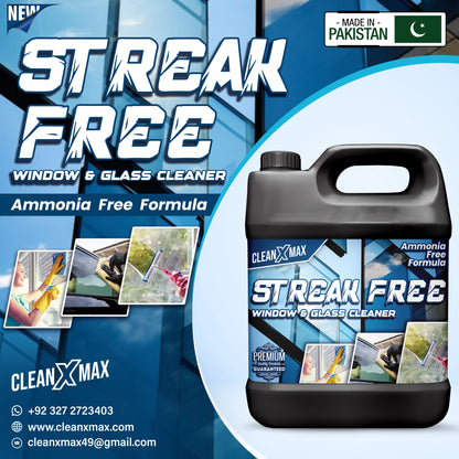 Streak Free Glass Cleaner - 4 litre