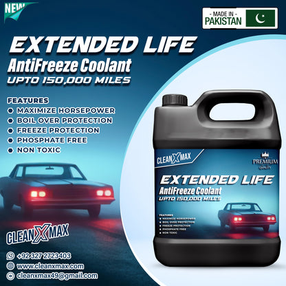 Extended Life Anti-Freeze Coolant For All Vehicle - 4 litre