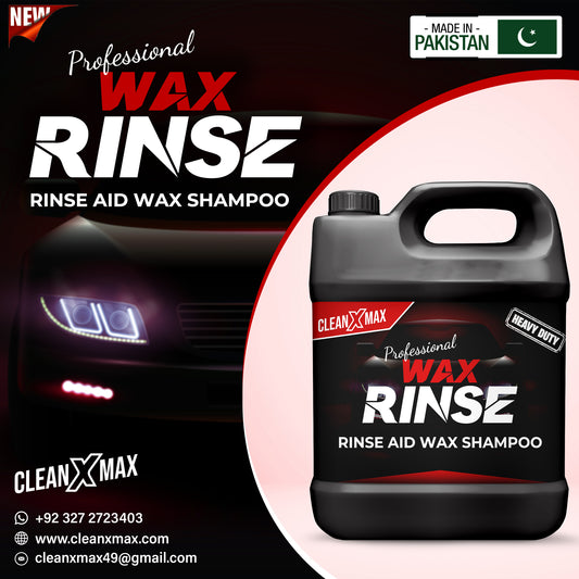 Wax Rinse Sealant Car wash & wax shampoo - 4 litre