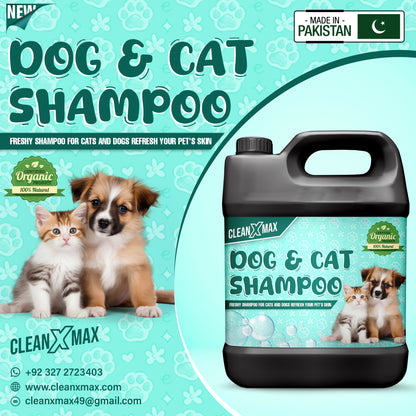 Organic Dogs, Cat and All Pets Shampoo - 4 litre