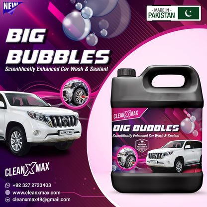 Big Bubble Enhanced car wash & Sealant - 4 litre