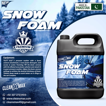 Snow Foam Car Shine Wash & wax Shampoo - 4 Litre